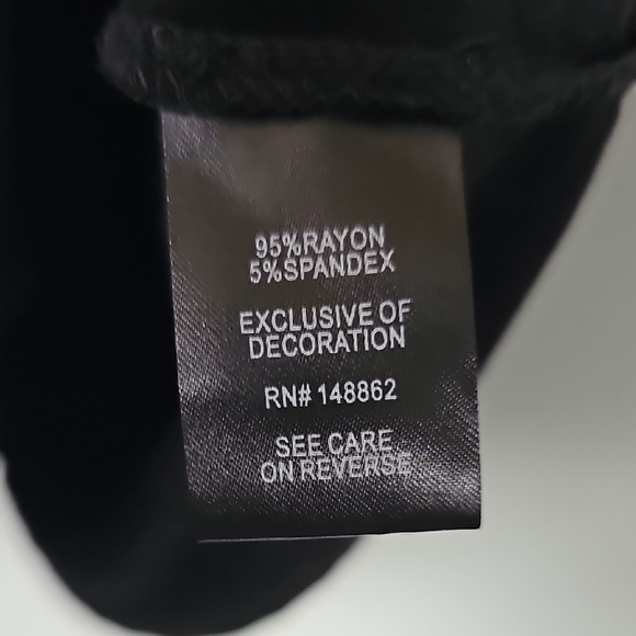 Torrid Casual Super Soft Slub High Neck Black Crochet Cold Shoulder Top XL - Picture 8 of 11